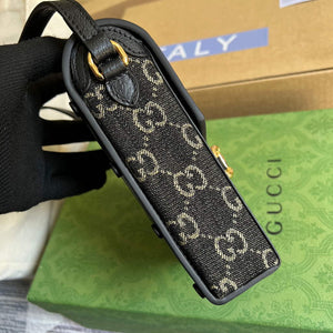 Gucci 625615 Gucci Horsebit 1955 Mini Bag Black - Default Title - View 2
