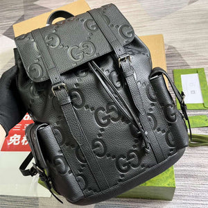 Gucci 625770 Jumbo GG Backpack Black - Default Title - View 5