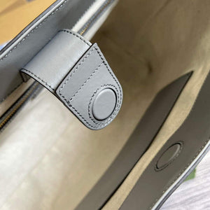 Gucci 631685 GG matelass¨¦ leather medium tote Bag Gray - Default Title - View 8