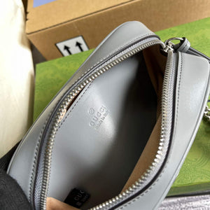 Gucci 634936 GG Marmont Mini Shoulder Bag Gray - Default Title - View 9