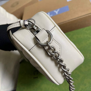 Gucci 634936 GG Marmont Mini Shoulder Bag Beige - Default Title - View 3