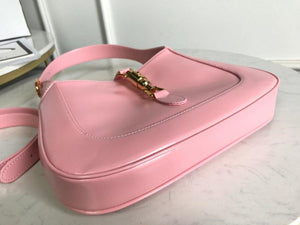 Gucci 636709 GG Jackie 1961 Small Hobo Shoulder Bag Pink - luxibagsmall
