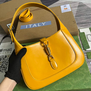 Gucci 636709 Jackie 1961 Small Shoulder Bag Yellow - Default Title - View 4