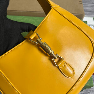 Gucci 636709 Jackie 1961 Small Shoulder Bag Yellow - Default Title - View 5