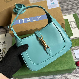Gucci 637091 Jackie 1961 mini shoulder bag Light blue - Default Title - View 4
