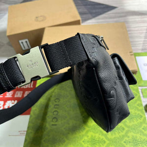 Gucci 645093 Jumbo GG Belt Bag Black - Default Title - View 3