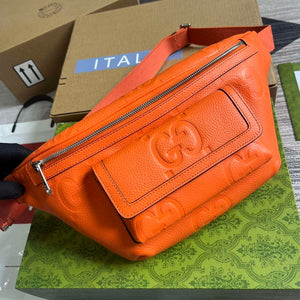 Gucci 645093 Jumbo GG Belt Bag Orange - Default Title - View 4