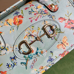 Gucci 645453 Gucci Horsebit 1955 Mini Top Handle Bag Green - Default Title - View 5