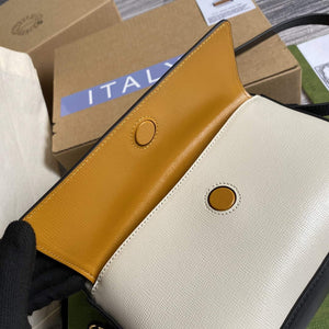 Gucci 645454 Gucci Horsebit 1955 Small Shoulder Bag Beige Tan - Default Title - View 9