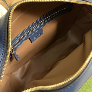 Gucci 645454 Gucci Horsebit 1955 Small Shoulder Bag Beige Blue - Default Title - View 9