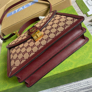 Gucci 651055 Ophidia GG small top handle bag Wine Red - Default Title - View 5