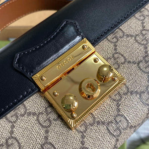 Gucci 652683 Padlock Mini Bag Black and brown - Default Title - View 6
