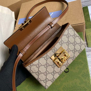 Gucci 652683 Padlock Mini Bag Black and brown - Default Title - View 8
