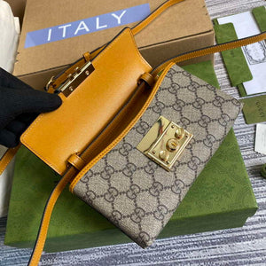 Gucci 652683 Padlock Mini Bag Ivory and burnt orange - Default Title - View 7