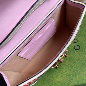 Gucci 652683 Padlock Mini Bag Pink and White - Default Title - View 9