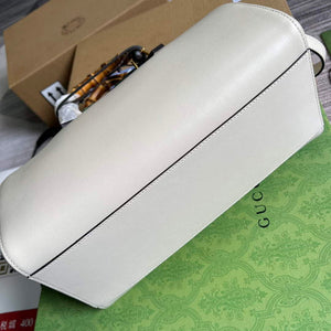 Gucci 655663 Gucci Diana Japan Limited Small Top Handle Bag White - Default Title - View 7