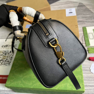 Gucci 655663 Gucci Diana Japan Limited Small Top Handle Bag Black - Default Title - View 4