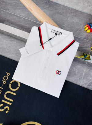 Gucci 658067 Men's Cotton piquet polo with Interlocking G G66735 - M - View 7