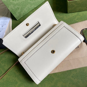 Gucci 658243 Diana chain wallet in White - Default Title - View 6