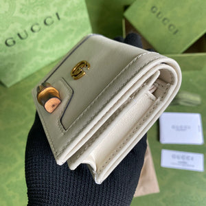 Gucci ??658244 Diana Card Case Wallet in White - Default Title - View 4