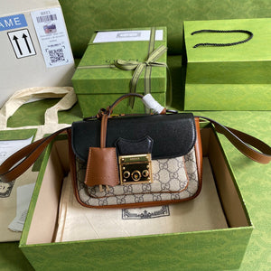 Gucci 658487 Padlock Mini Bag Black - Default Title - View 1
