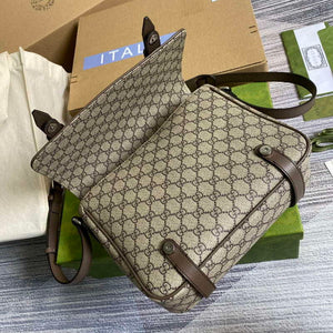 Gucci 658542 GG Messenger Bag Brown - Default Title - View 8