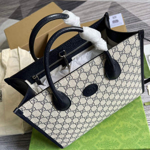 Gucci 659983 GG Small Tote Bag Black - Default Title - View 4