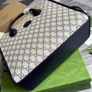 Gucci 659983 GG Small Tote Bag Black - Default Title - View 5
