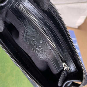 Gucci 674164 Messenger Bag With Interlocking G Black - Default Title - View 9