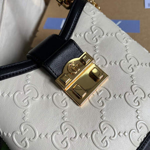 Gucci 675788 Small GG Shoulder Bag White - Default Title - View 5