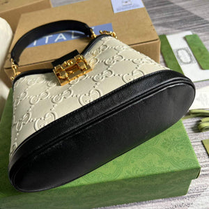 Gucci 675788 Small GG Shoulder Bag White - Default Title - View 6
