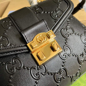 Gucci 675791 Small GG Top Handle Bag Black - Default Title - View 5
