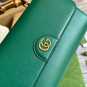 Gucci 675794 Gucci Diana Small Shoulder Bag Green - Default Title - View 6