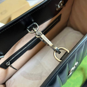 Gucci 675796 GG Marmont medium tote bag Black - Default Title - View 8