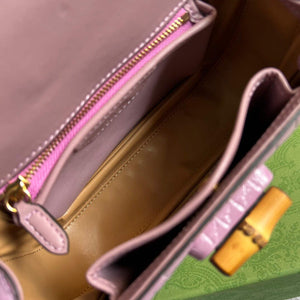 Gucci 675797 Gucci Bamboo 1947 small top handle bag Pink - Default Title - View 9
