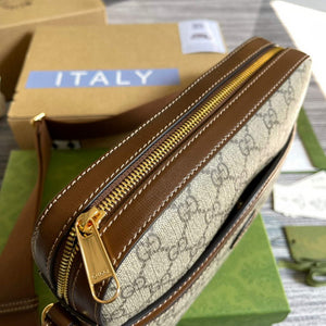 Gucci 675891 Messenger bag with jumbo GG Beige Brown - Default Title - View 7