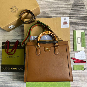 Gucci 678842 Diana medium tote bag Brown - Default Title - View 1