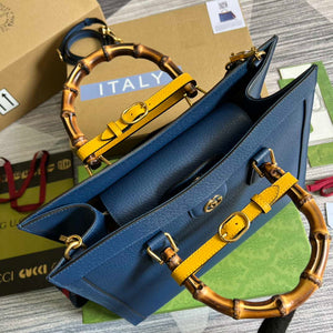 Gucci 678842 Diana medium tote bag Blue - Default Title - View 7