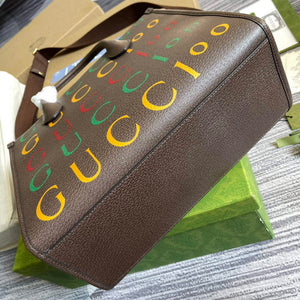 Gucci 680956 Exquisite Gucci Small Tote Bag Brown - Default Title - View 7