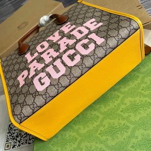Gucci 680956 Exquisite Gucci Small Tote Bag Yellow - Default Title - View 6