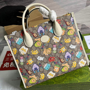 Gucci 680956 Gucci animal print small tote bag - Default Title - View 3