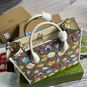 Gucci 680956 Gucci animal print small tote bag - Default Title - View 6