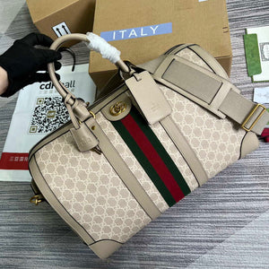Gucci 681295 Jumbo GG medium duffle bag Beige - Default Title - View 3