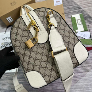 Gucci 681295 Jumbo GG medium duffle bag Gray - Default Title - View 3
