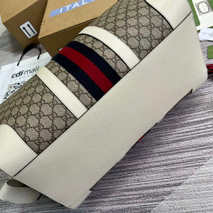 Gucci 681295 Jumbo GG medium duffle bag Gray - Default Title - View 4