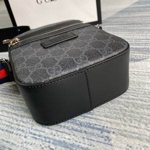 Gucci 682357 GG Black messenger 598103 Black GG Supreme canvas - Default Title - View 4