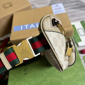 Gucci 682933 Belt bag with Interlocking G Beige and white - Default Title - View 4