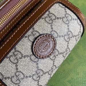 Gucci 682933 Belt bag with Interlocking G Beige and ebony - Default Title - View 5