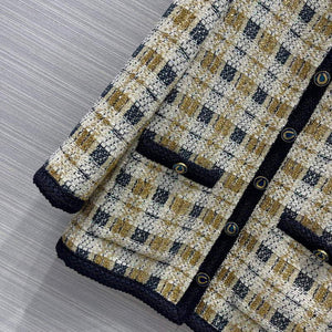Gucci 691452 Women's Lurex Tweed Jacket G66853 - S - View 5
