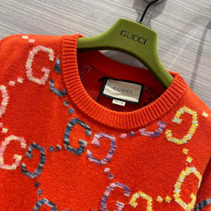 Gucci 692696 Women's Reversible GG wool jacquard cardigan G66855 - S - View 3